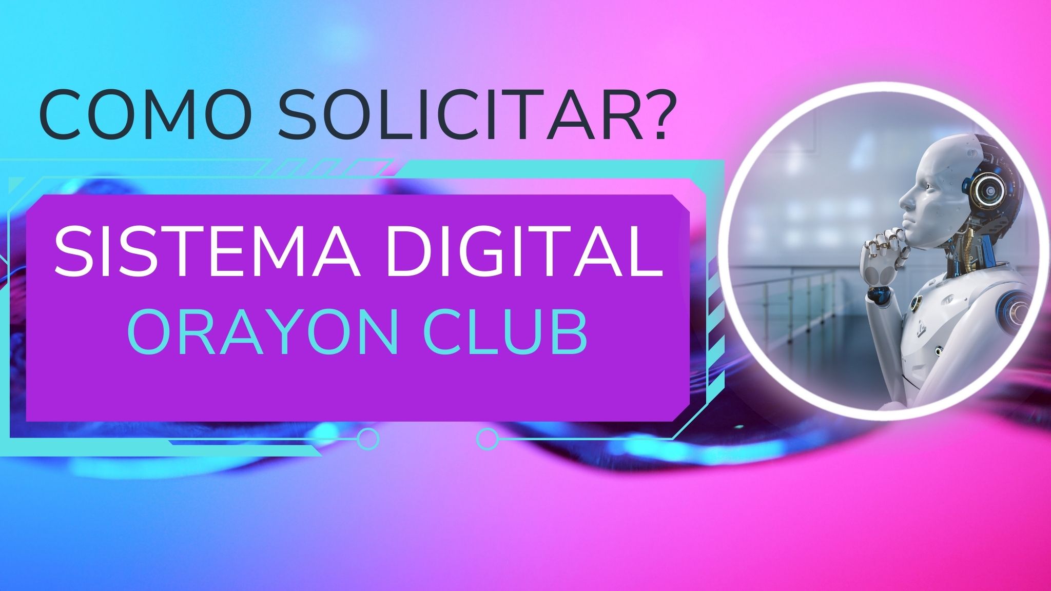 Apresentação da plataforma digital Orayon